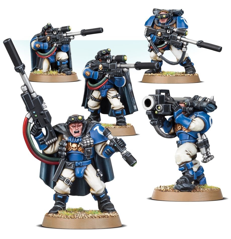 Space Marines Scouts with Sniper Rifles