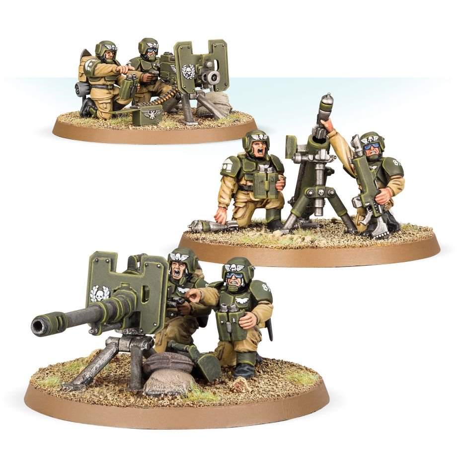 Cadian Heavy Weapon Squad