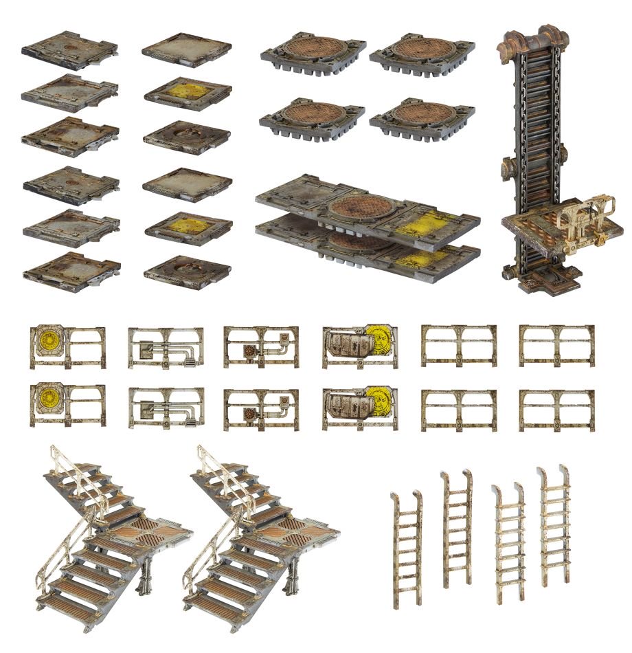 Zone Mortalis Platforms and Stairs