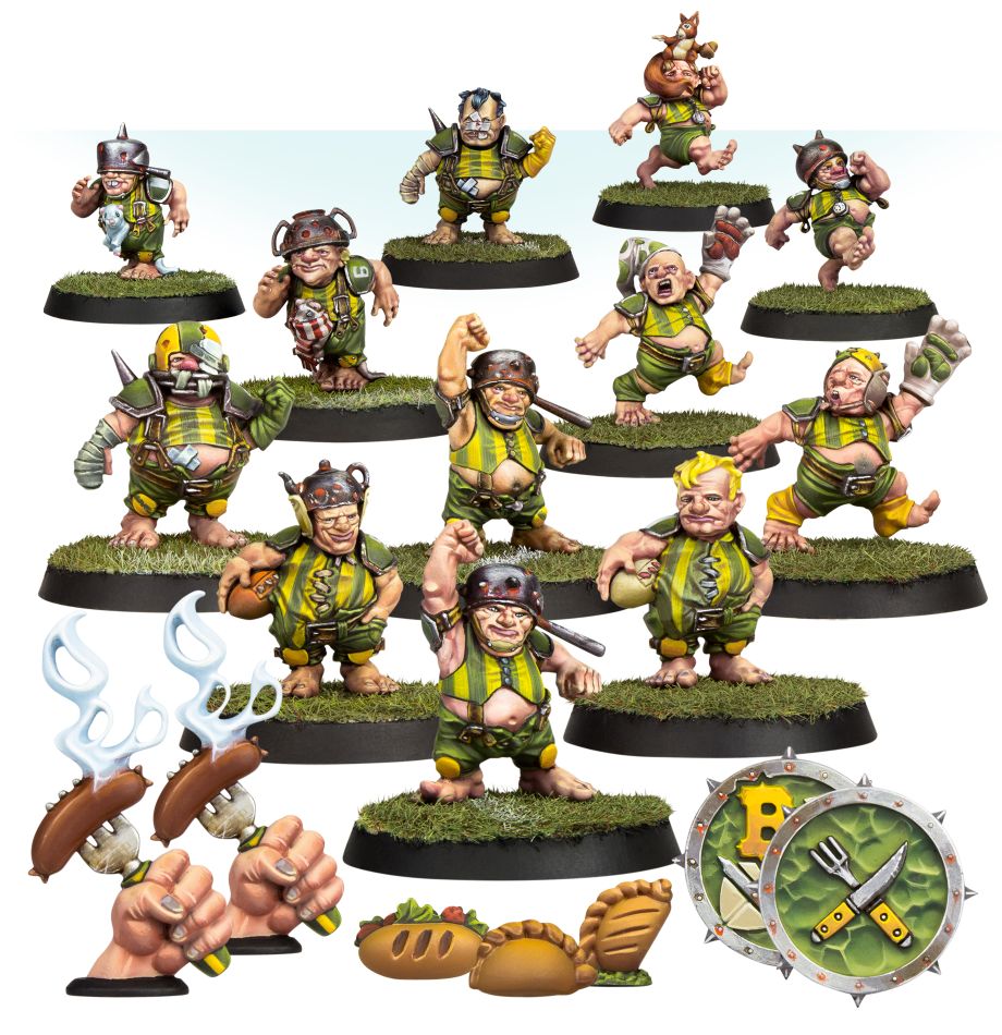 The Greenfield Grasshuggers - Halfling Blood Bowl Team