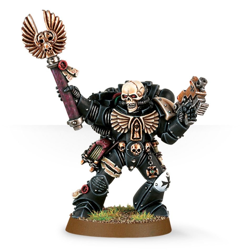 Chaplain with Skull Helmet