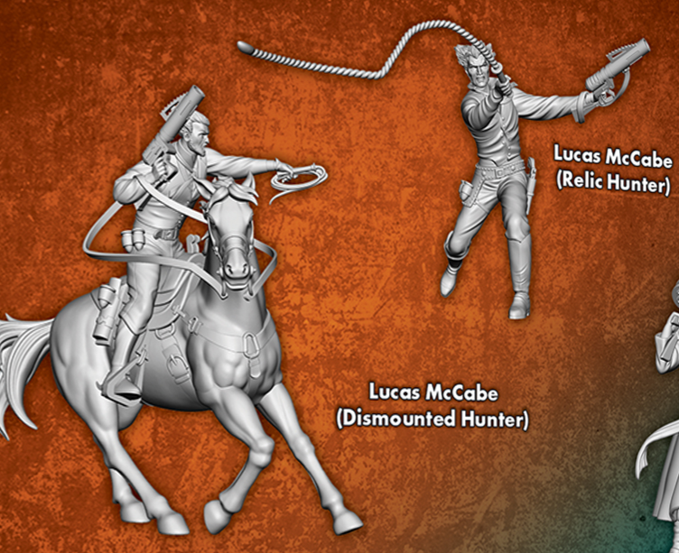 Lucas McCabe - 2 Models from the Lucas Core Box (M3E Version) | WargameTV