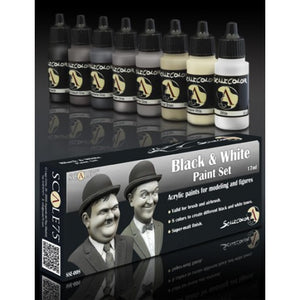 BLACK and WHITE Paint set