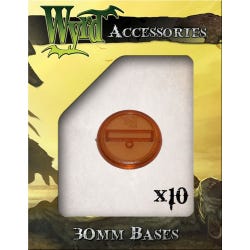 Rootbeer 30mm Translucent Bases - 10 Pack