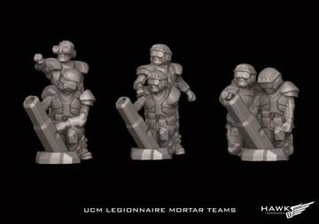 Dropzone Commander: (United Colonies Of Mankind) Legionnaire Mortar Teams