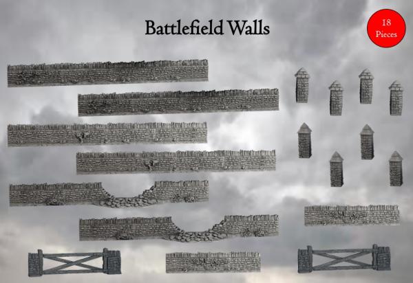 Terrain Crate: Battlefield Walls