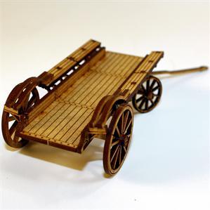 28mm Terrain: Ox/Flat Bed Wagon